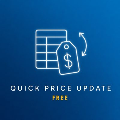 (image for) Quick Price Update